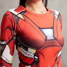 Iron Man Long Sleeve Compression T-Shirt Women