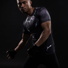 Black Panther 3D Printed T-shirts Men Compression