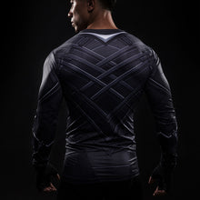 Black Panther 3D Printed T-shirts Men Compression